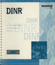 dinr digidesign intelligent noise reduction v3 user's guide
