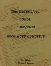 IBM System/360 COBOL Disk/Tape Advanced Concepts
