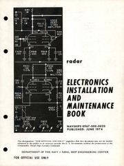 Electronics Installation and Maintenance Book - Radar