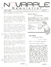 NOVAPPLE Newsletter (October 1986)