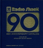 Radio Shack Anniversary Catalog 446 (1990)